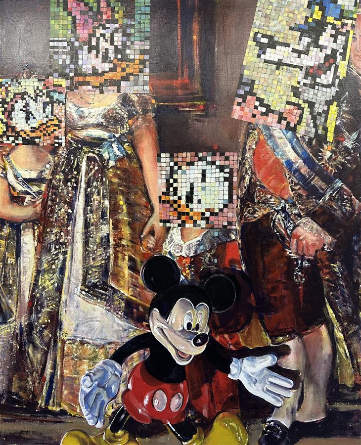 May I present to you - 160/130cm Acryl/Linnen