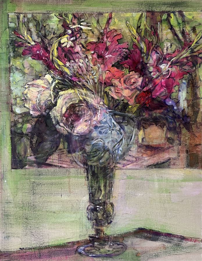 ZIjn en mijn boemen - 130/100cm Acryl/Linnen